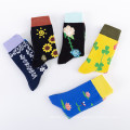 custom wholesale happy socks cute fashion funny woman socks Summer High quality new design socks